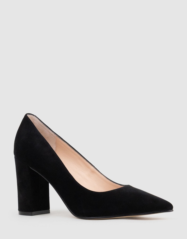 Edward Meller - BRYNLEY85 Block Heel Pointed Pump