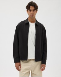 AERE - Linen Cotton Blend Jacket