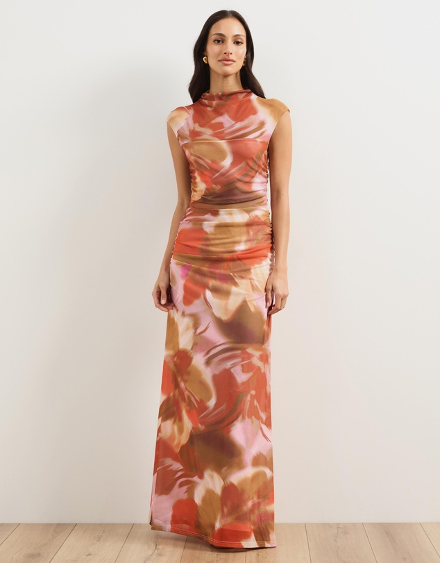 Atmos&Here - Monique Mesh Midi Dress