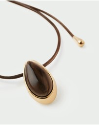 PDPAOLA - Quartz Luna Cord Necklace
