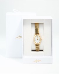Lovisa - Gold Mini Oval Stretch Watch