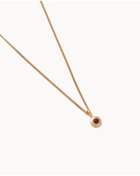 Kirstin Ash - Birthstone Necklace January Garnet