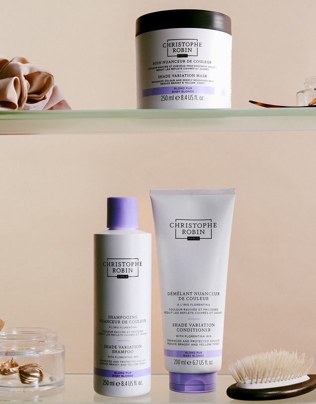 Christophe Robin - Shade Variation Conditioner With Florentina Iris Baby Blonde