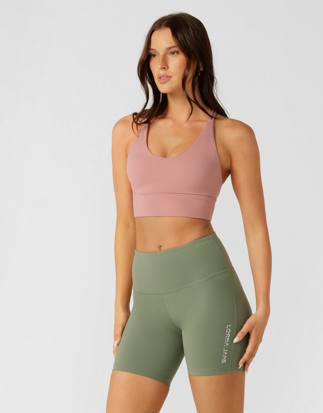 Lorna Jane - Lotus No Chafe Phone Pocket 16cm Bike Shorts