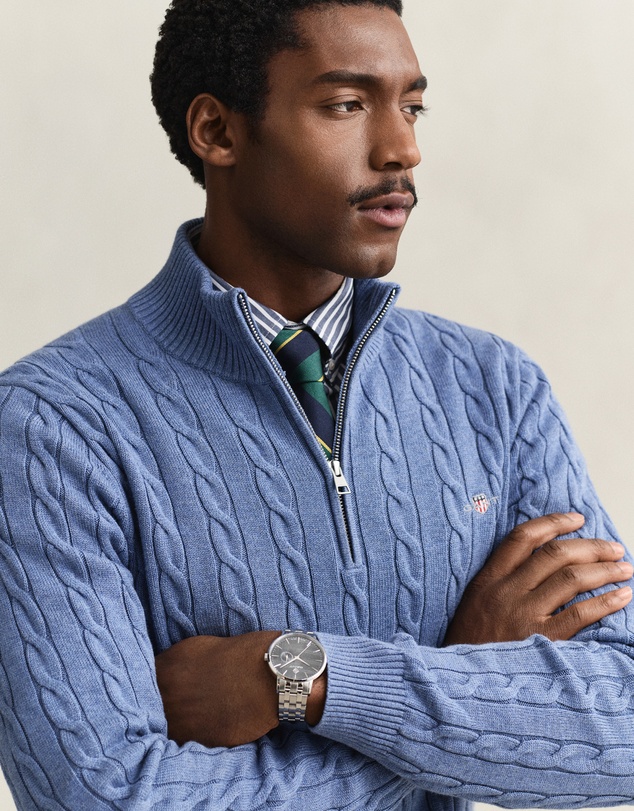 Gant - Cotton Cable Half Zip