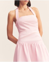 Shona Joy - Gigi Halter Draped Mini Dress