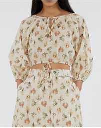 Amelius - Jardin Linen Blouse