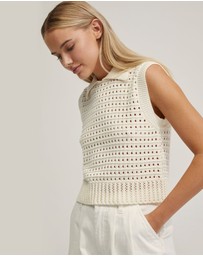 Oxford - Tory Cotton Knitted Vest