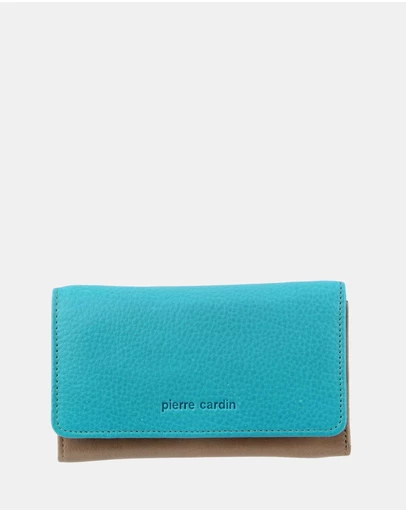 Pierre Cardin - Pierre Cardin MultiColour Leather Ladies Tri-Fold Wallet