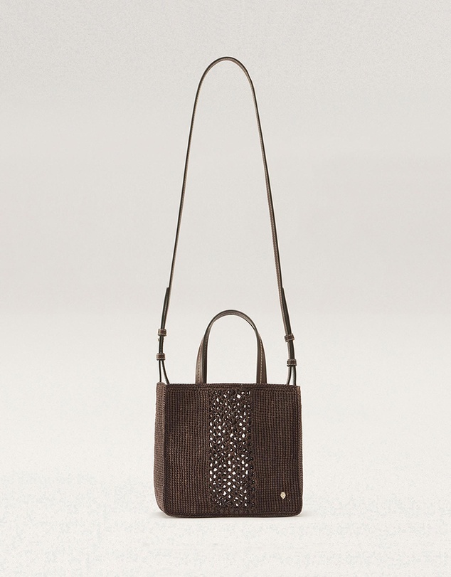 Helen Kaminski - Arleth Raffia Crochet Mini Tote