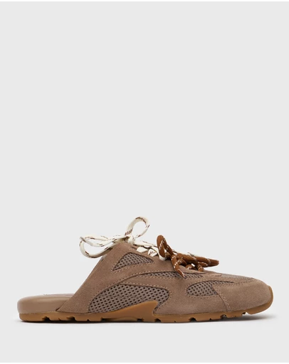 Betts - Ali Suede Leather Mule Sneakers