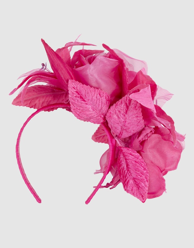 Max Alexander - Large Fuchsia Flower Headband Fascinator