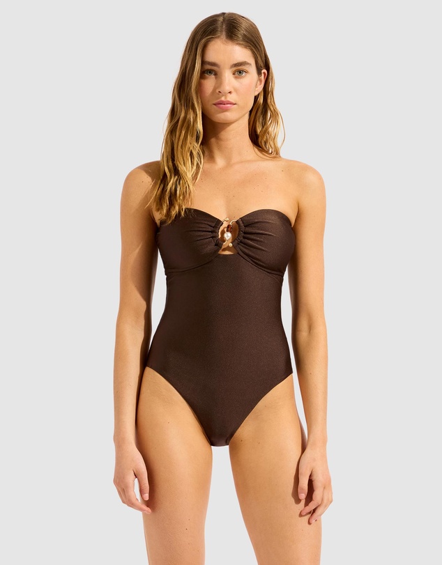 Seafolly - Palermo Ring Front Bandeau One Piece