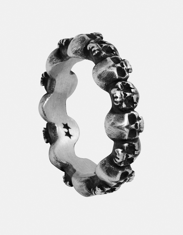TwoJeys - Stacked Skull Ring