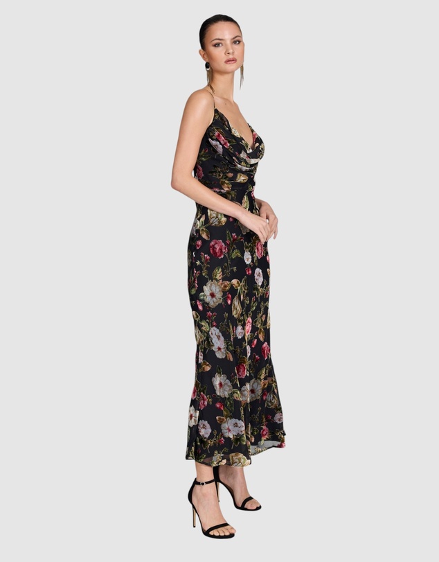 Romance by Honey and Beau - Machessa Cowl Neck Maxi