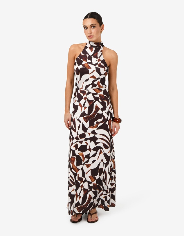 Forcast - Hazel Printed A-line Skirt