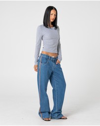 Rusty - Flip Mommy Low Rise Baggy Jean