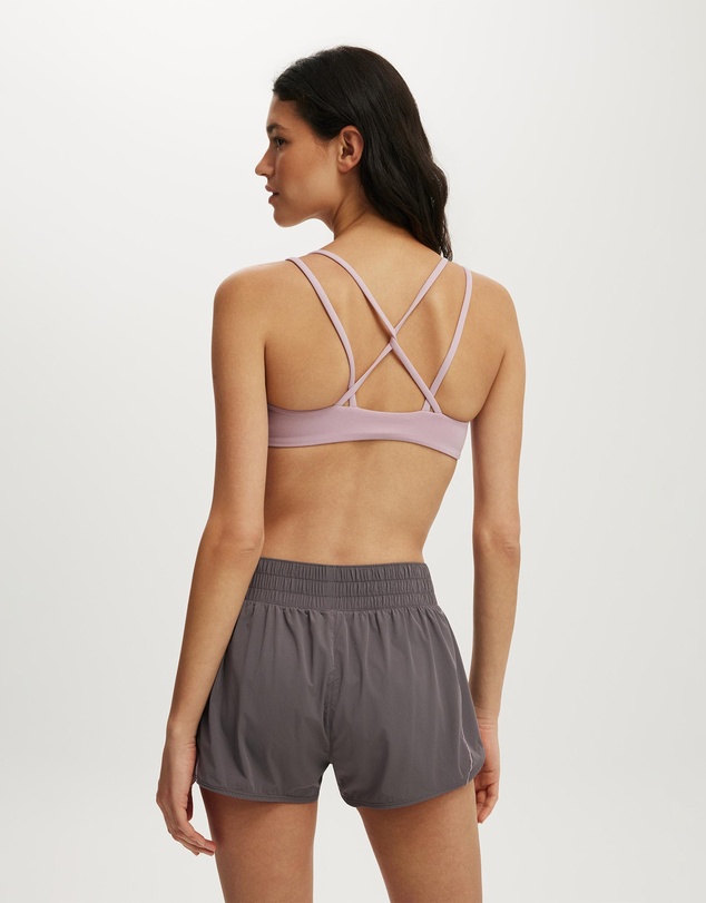 Cotton On Body Active - Ultra Soft Scrunch Front Strappy Crop