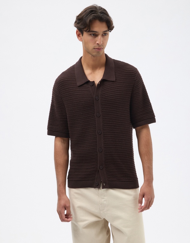 AERE - Organic Cotton Knitted Shirt