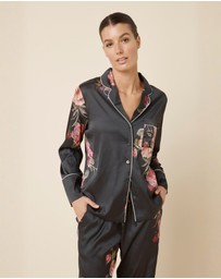 Gingerlilly - Ruby Floral Satin PJ set