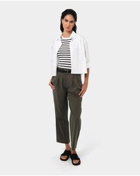 Forcast - Mazzy Cotton Blended Trousers
