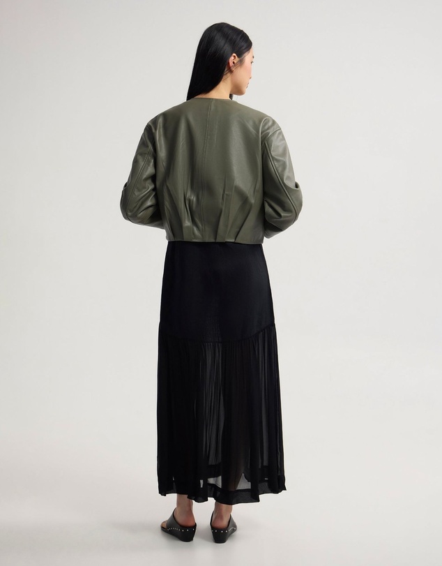 Oxford - Ember Leather Bomber Jacket
