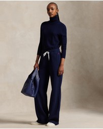 Polo Ralph Lauren - Drawstring Fleece Wide-Leg Sweatpants