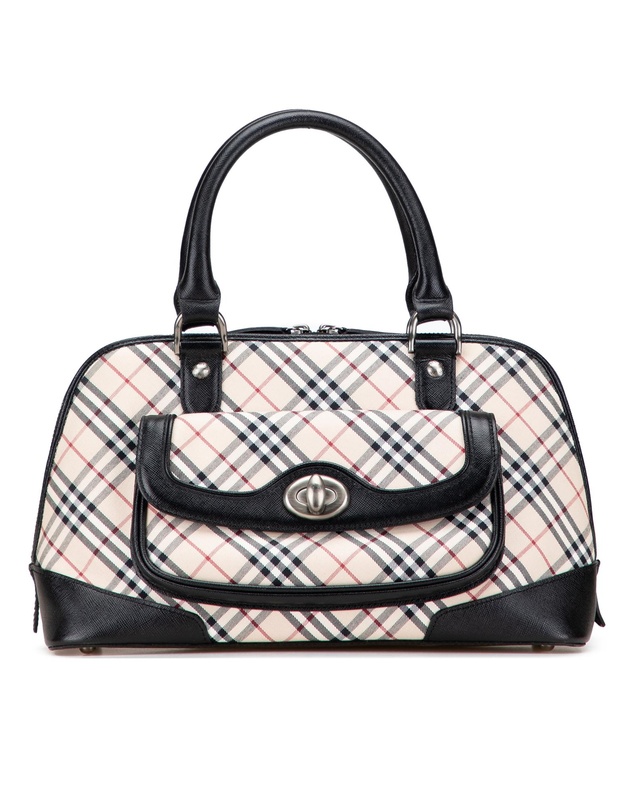 Pre-Loved by Azura Reborn - Pre-Loved Nova Check Canvas Handbag