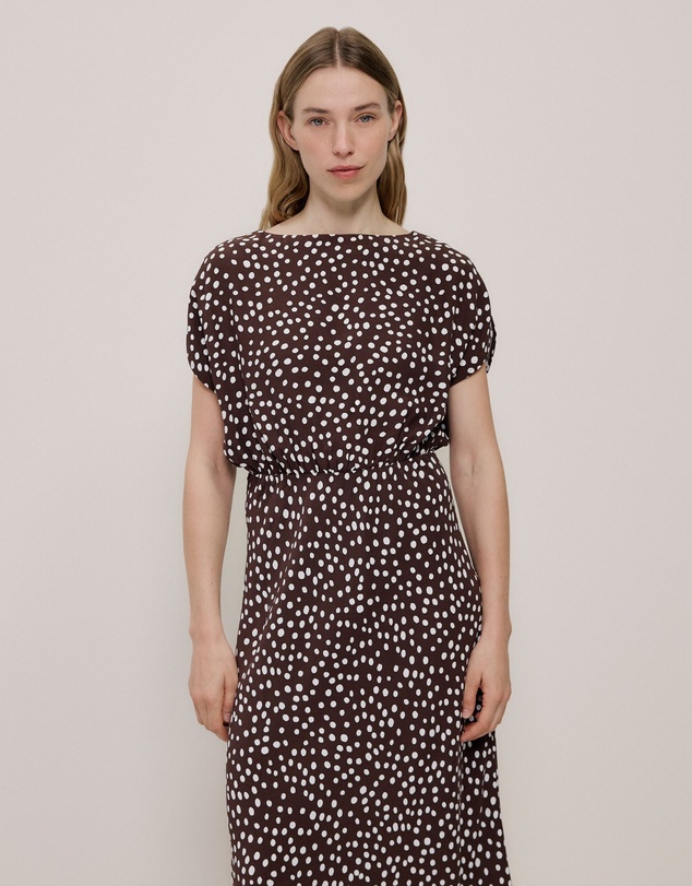 Trenery - Elorie Midi Dress in Coffee