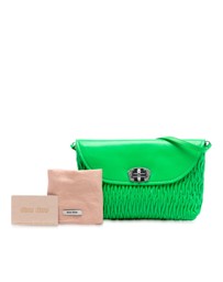 Pre-Loved by Azura Reborn - Pre-Loved Matelasse Leather Crystal Flap Shoulder Bag