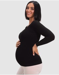 B Free Intimate Apparel - Maternity Bamboo Long Sleeve Top
