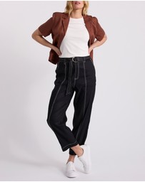 David Lawrence - Danna Linen Blend Pants