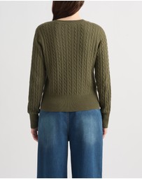 David Lawrence - Perle Wool Blend Cardigan