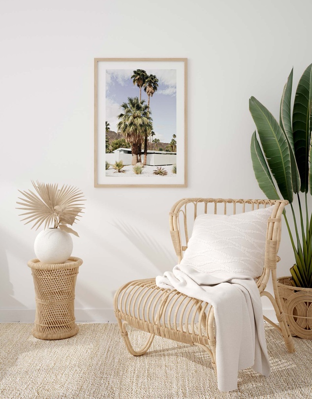 Olive et Oriel - Palm Springs Streets Art Print