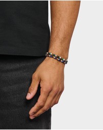 THOMAS SABO - THOMAS SABO Bracelet with brown and blue beads