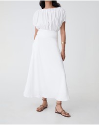 Forcast - Goulbury A-Line Midi Skirt