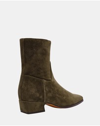 Steve Madden - Dusty Olive Suede Boots