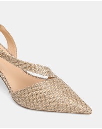 Wittner - Lannie Metallic Lurex Slingbacks