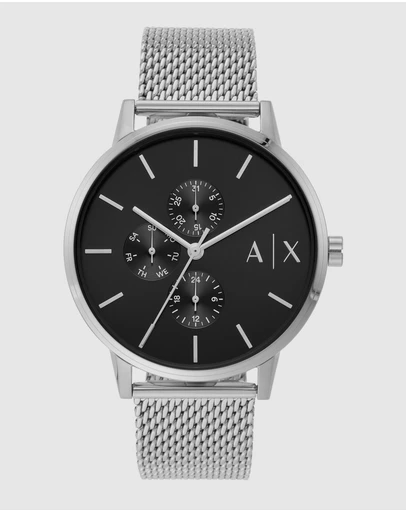 Armani Exchange - Silver-Tone Men's Analogue Watch