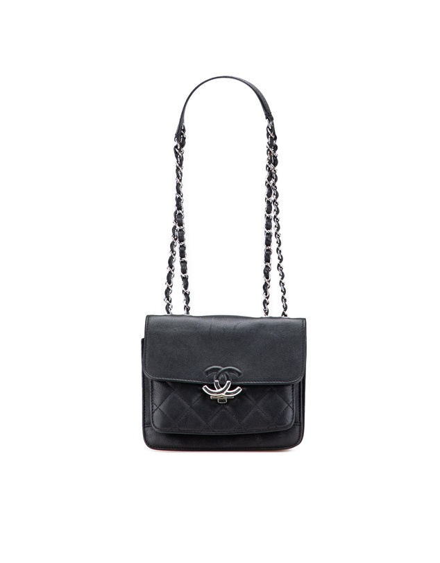 Pre-Loved by Azura Reborn - Pre-Loved Small Quilted Goatskin CC Box Flap