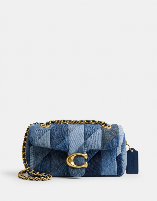 Quilted Denim Patchwork Tabby Shoulder Bag 20 by Coach Online 