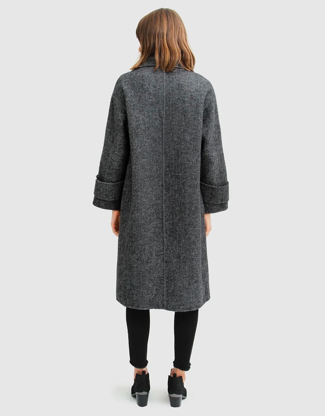 Belle & Bloom - Rumour Has It Oversized Wool Blend Coat
