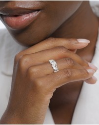 Elli Jewelry - Ring Ginkgo Leaf 925 Sterling Silver