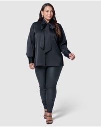 Pink Dusk by Curve Project - Savages Blouse