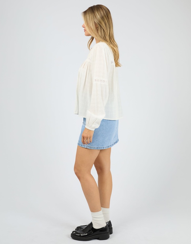 All About Eve - Lark Shirt Vintage White