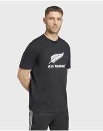 adidas Performance - All Blacks Logo Tee Mens