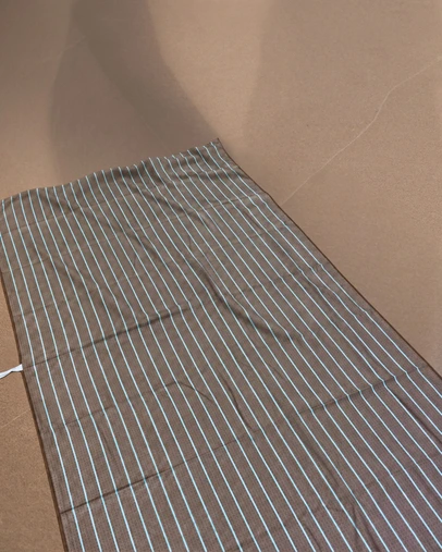 Sand Society - Choc Stripe Lite Sand Free Beach Towel
