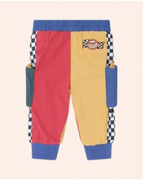 Huxbaby - Retro Motosport Trackpants - Babies-Kids