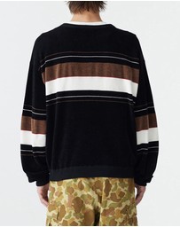 Bassike - Velour Crew Neck Knit
