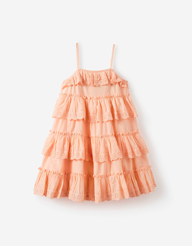 Cotton On Kids - Sleeveless Broderie Dress